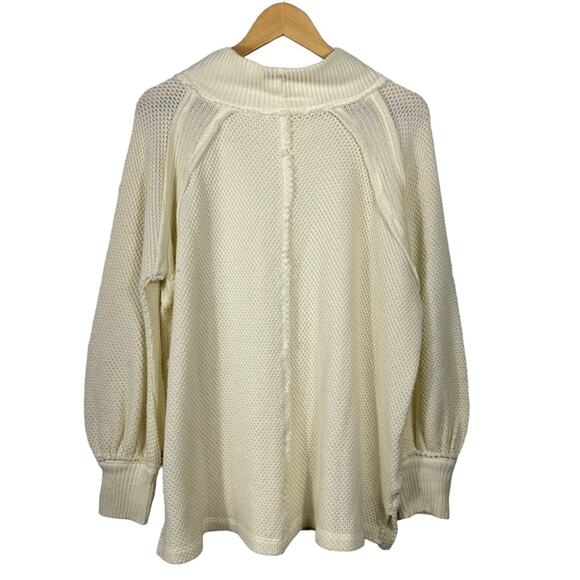 We The Free She's A Keeper Oversized Knit Cowl Neck Sweater Size XS - Picture 3 of 12